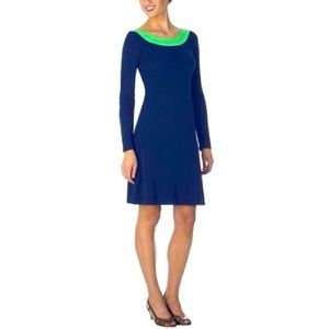 Isaac Mizrahi for Target 2009 Mod Navy scoop neck dress